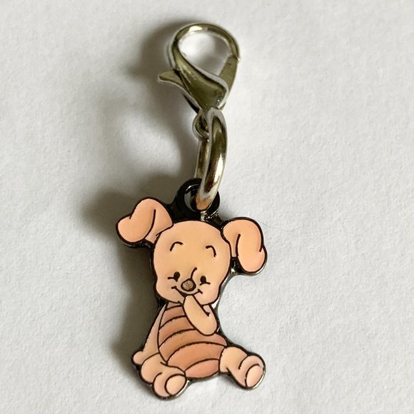 Vintage Disney Winnie The Pooh Tigger Eeyore 6 Clip On Charms Purse Zipper Pull - Picture 9 of 11